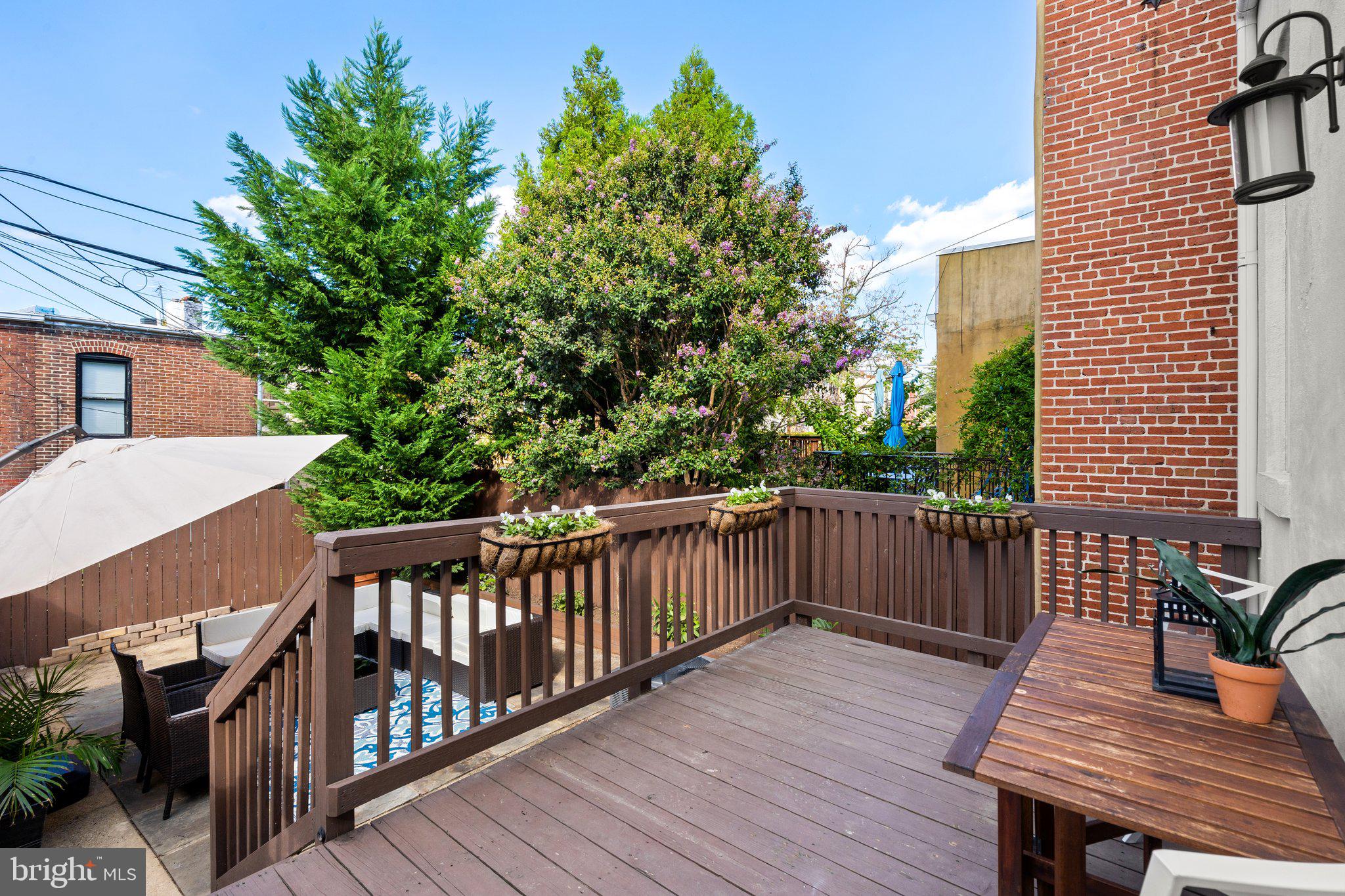 628 E Street Northeast Washington, DC 20002 - Photo 18 of 46 Rear elevated deck