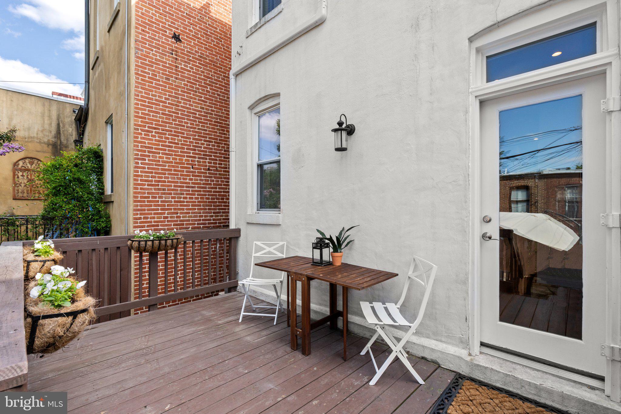 628 E Street Northeast Washington, DC 20002 - Photo 40 of 46 Rear deck