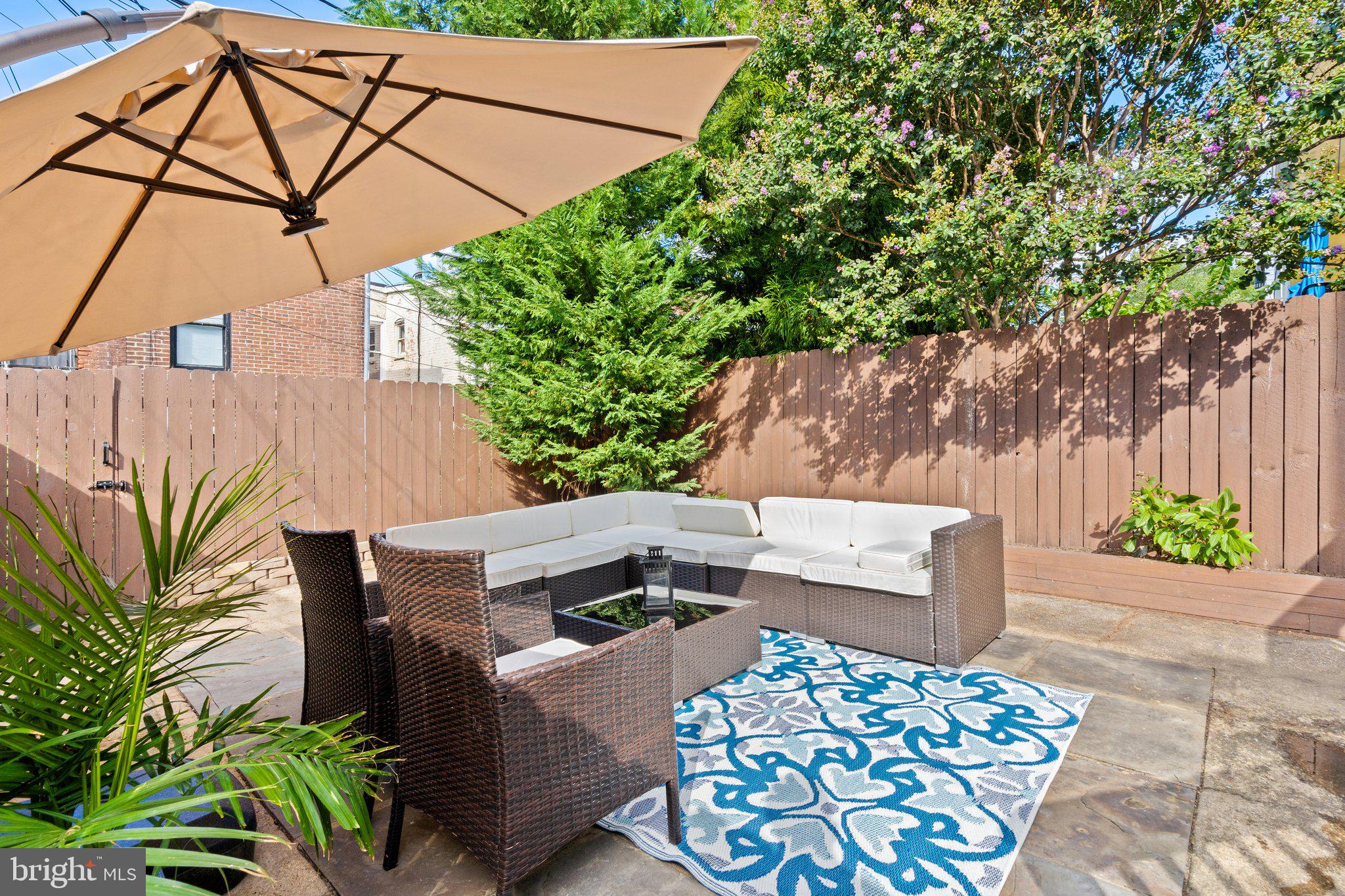 628 E Street Northeast Washington, DC 20002 - Photo 41 of 46 Overlooks large patio