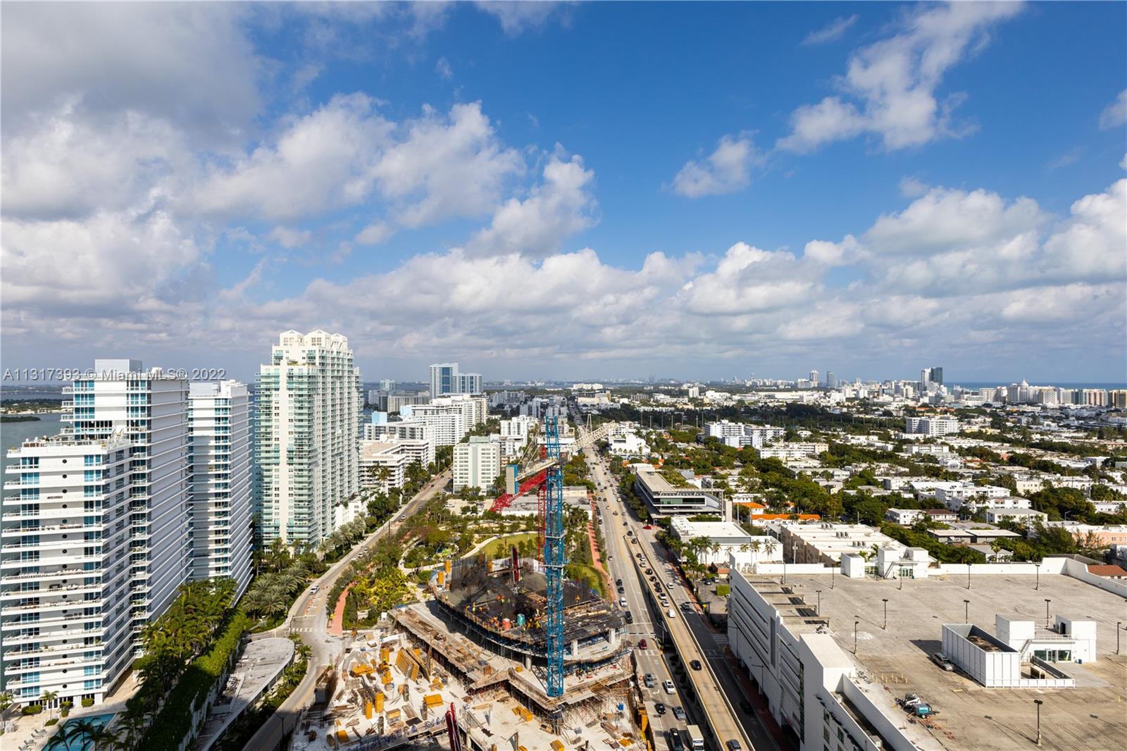 450 Alton Road, Unit 2706 Miami Beach, FL 33139 - Photo 9 of 53 an aerial view of a city