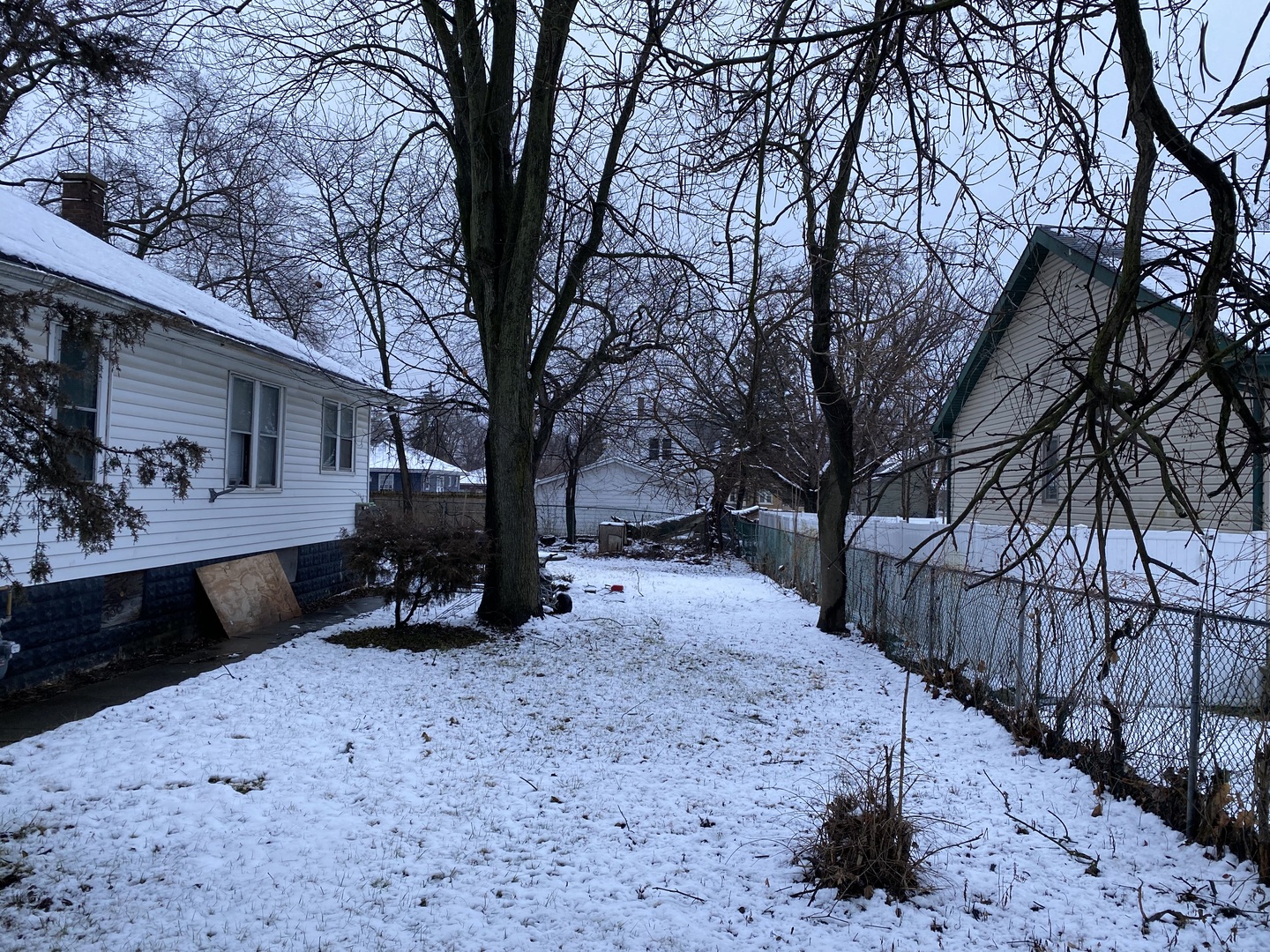1106 Magnolia Avenue Joliet, IL 60432 - Photo 1 of 2 a view of a backyard with a large tree