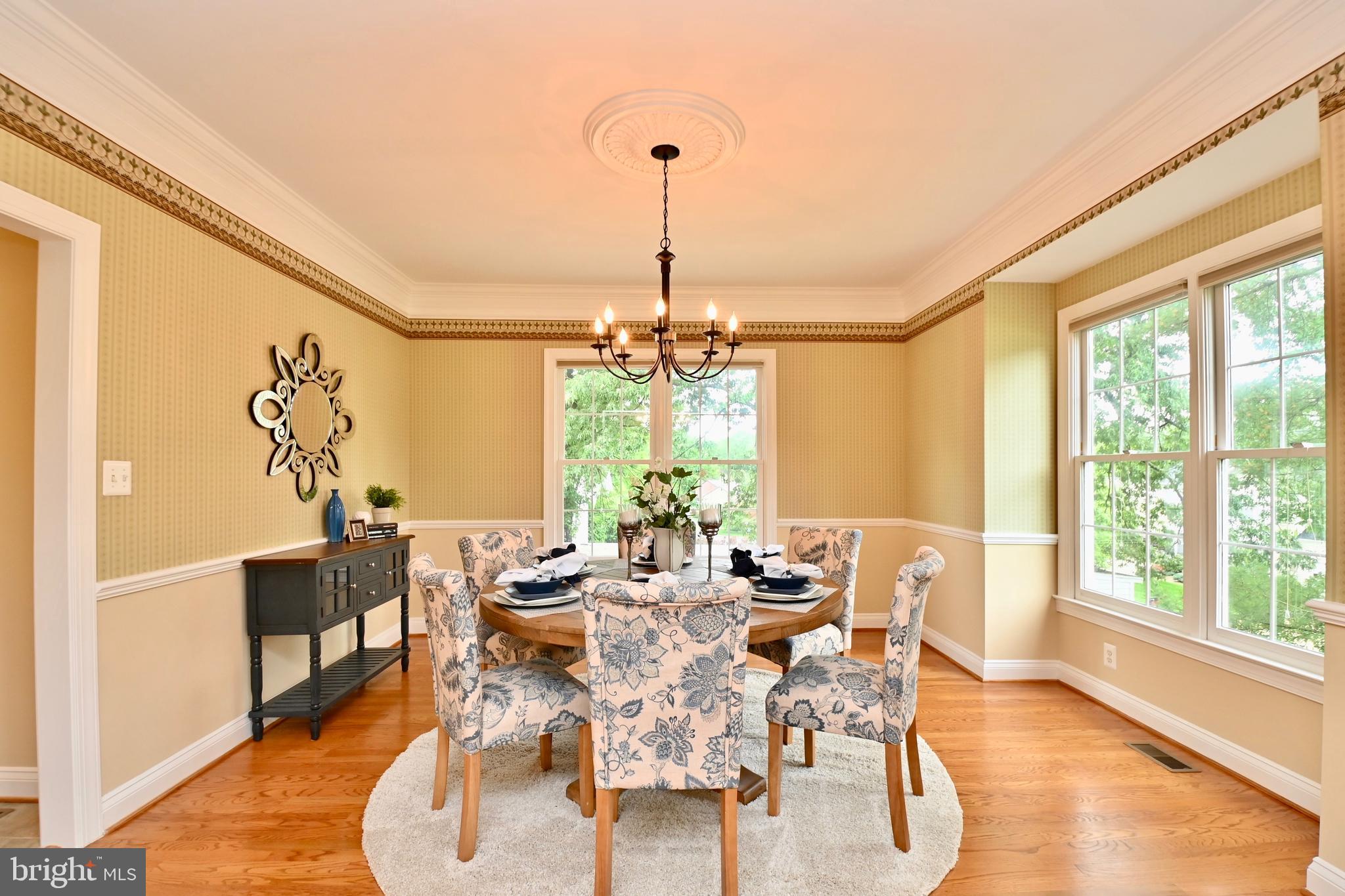 6202 Garden Road Springfield, VA 22152 - Photo 6 of 91 Dining Room with Hardwood Floors