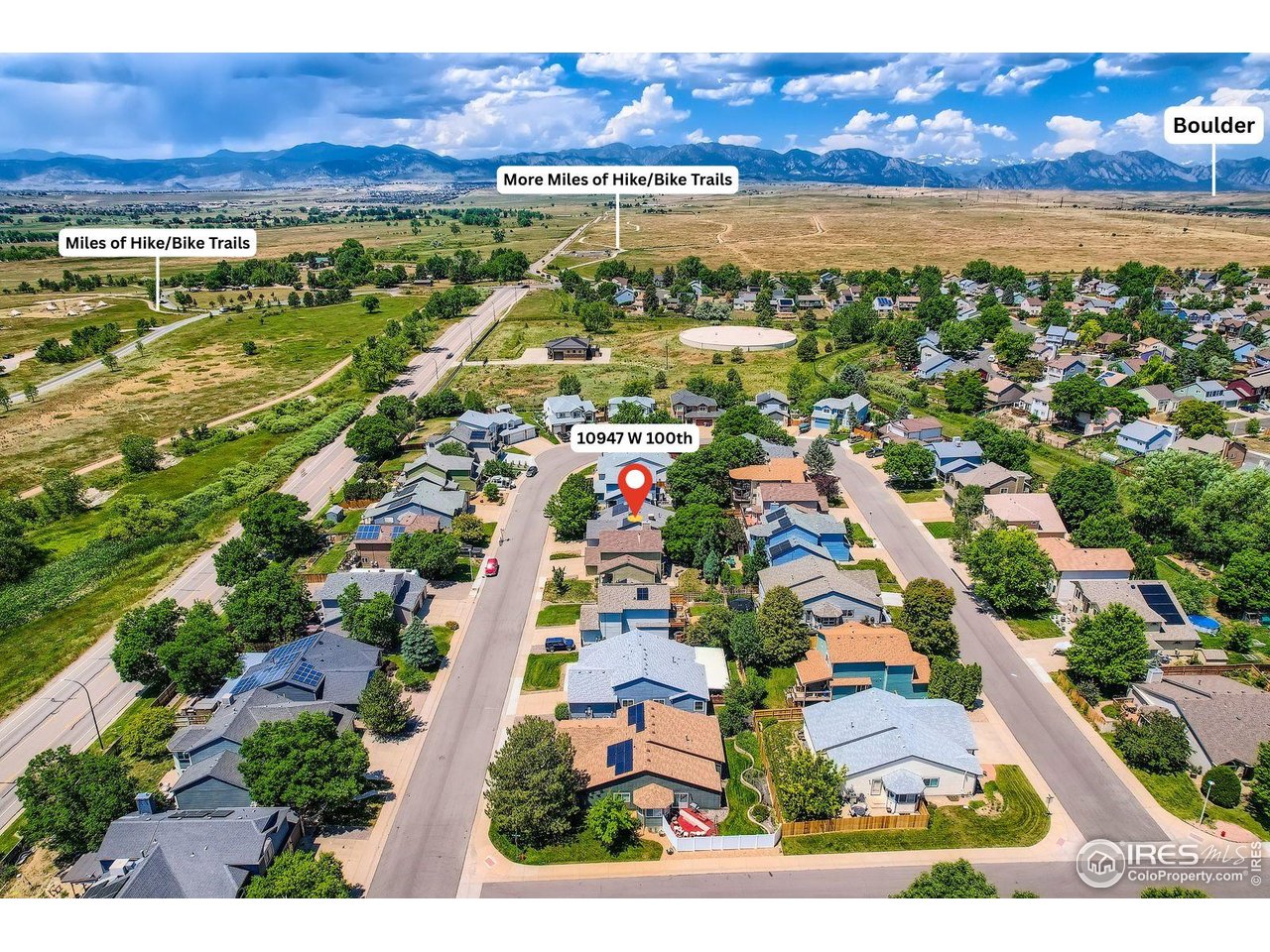 10947 West 100th Drive Broomfield, CO 80021 - Photo 32 of 38 a view of city and mountain