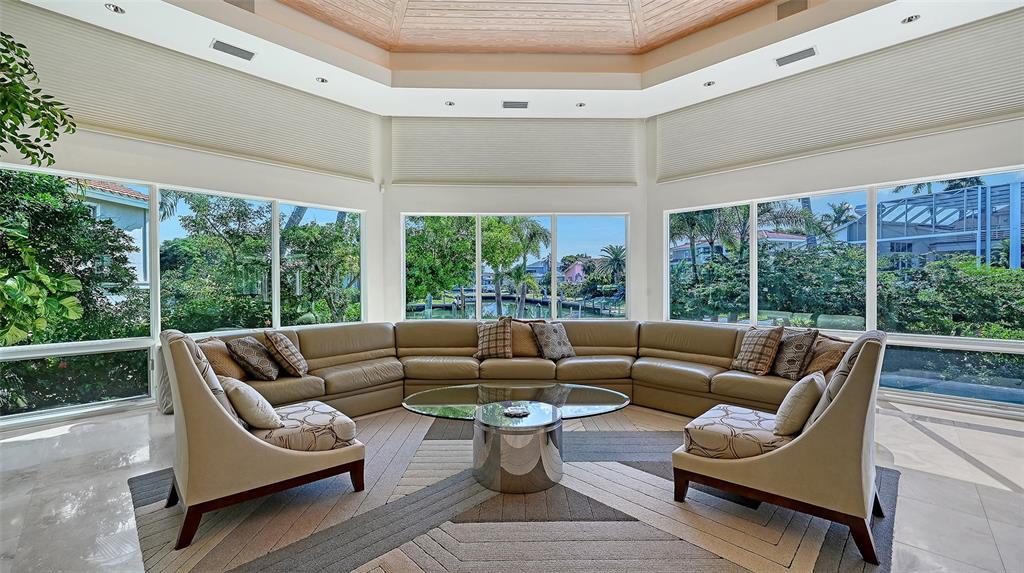 510 Harbor Gate Way Longboat Key, FL 34228 - Photo 9 of 98 a living room with furniture and a large window
