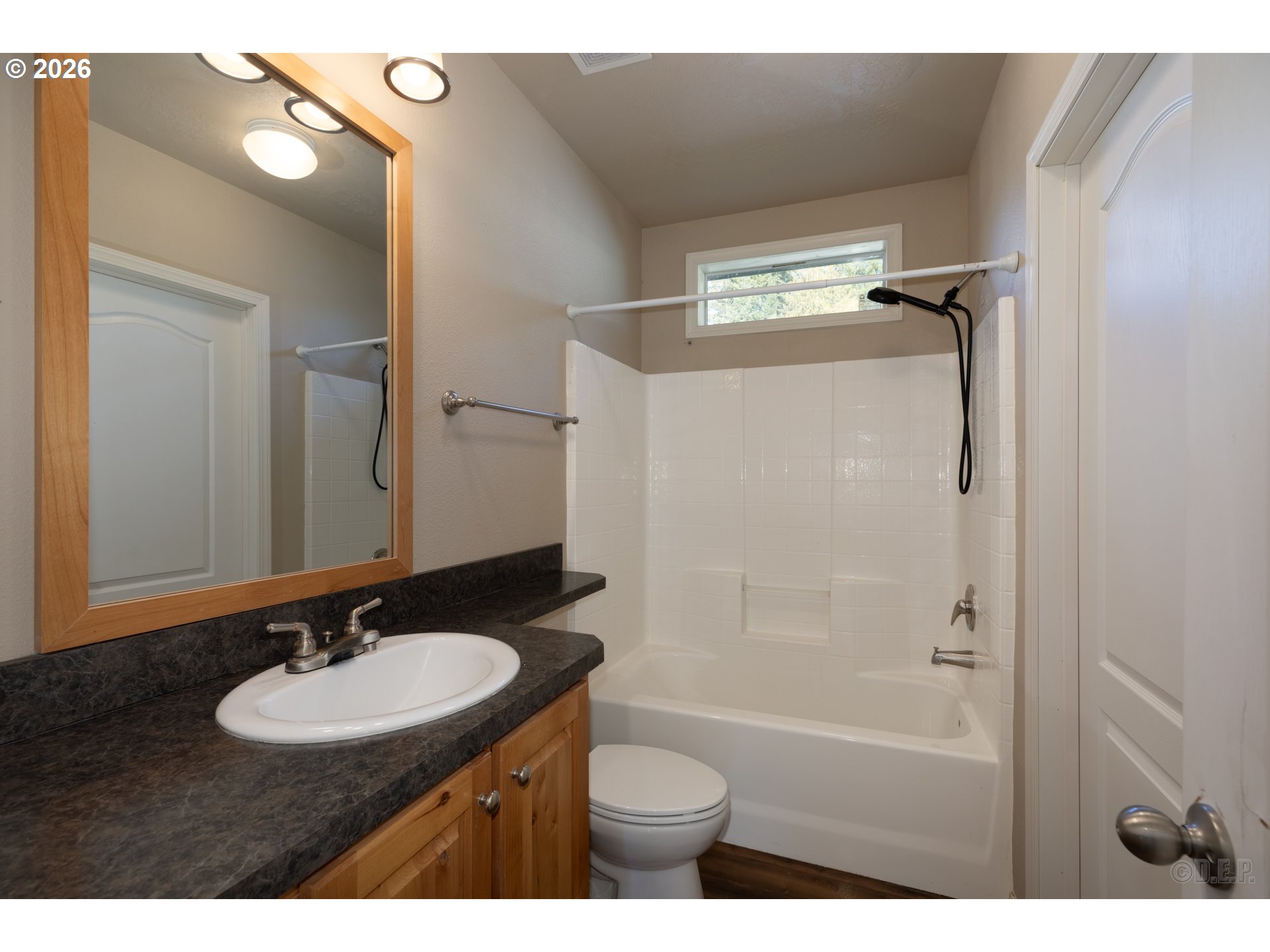 73821 Lindberg Road Rainier, OR 97048 - Photo 16 of 18 a bathroom with a sink double vanity granite tub and a mirror