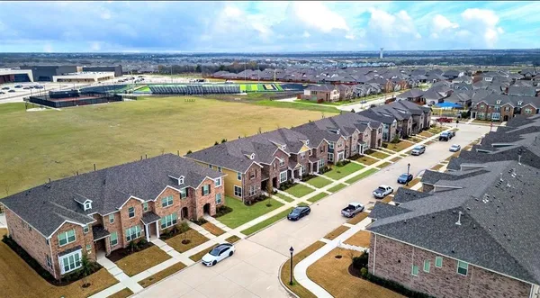 an aerial view of a ocean