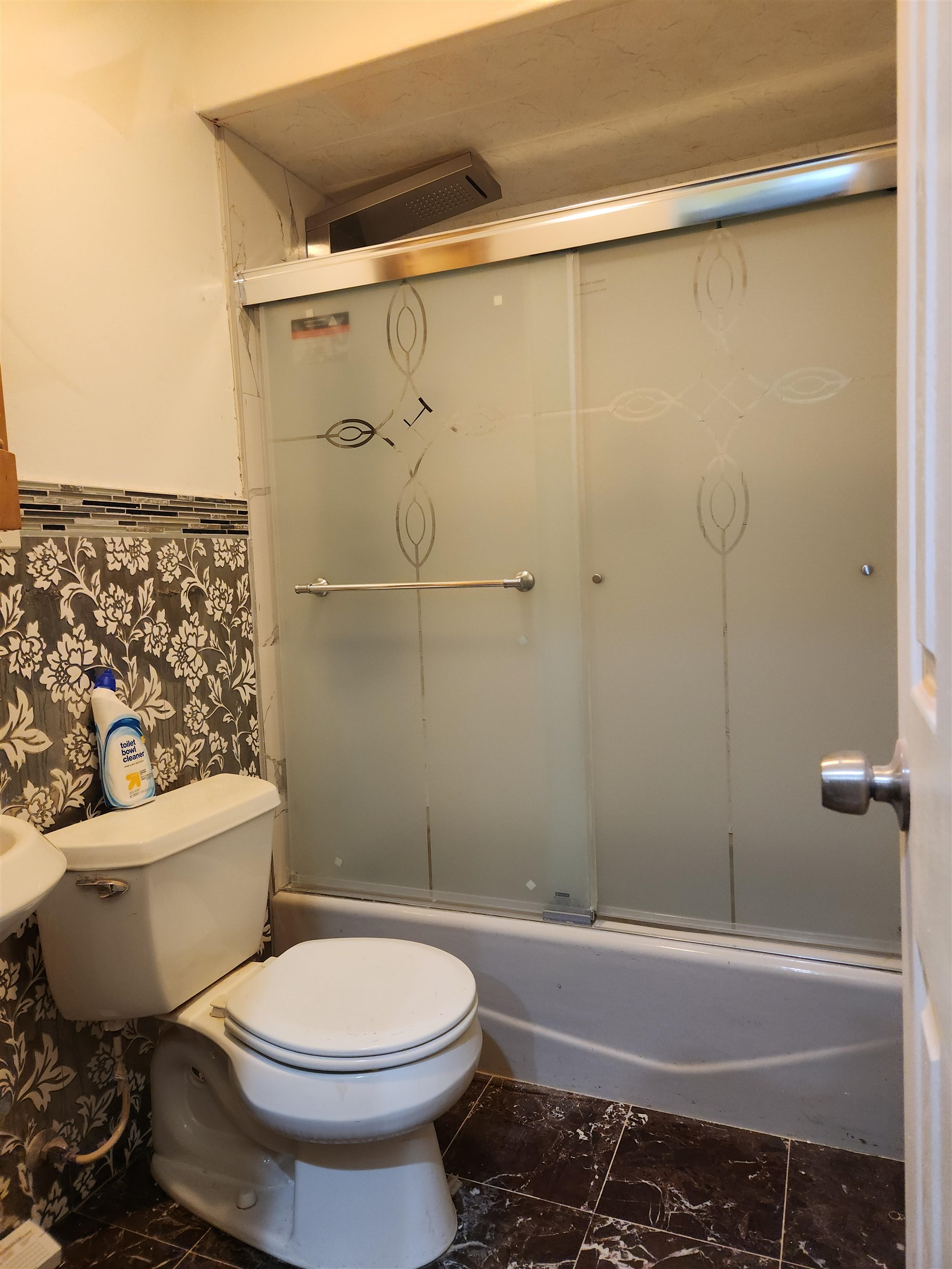 39 Terhune Avenue, Unit 2 Jersey City, NJ 07305 - Photo 5 of 10 a bathroom with a toilet and shower
