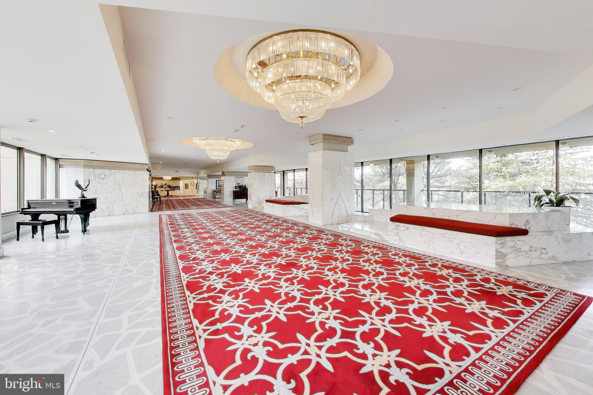 1101 South Arlington Ridge Road, Unit 305 Arlington, VA 22202 - Photo 31 of 51 Beautiful Lobby