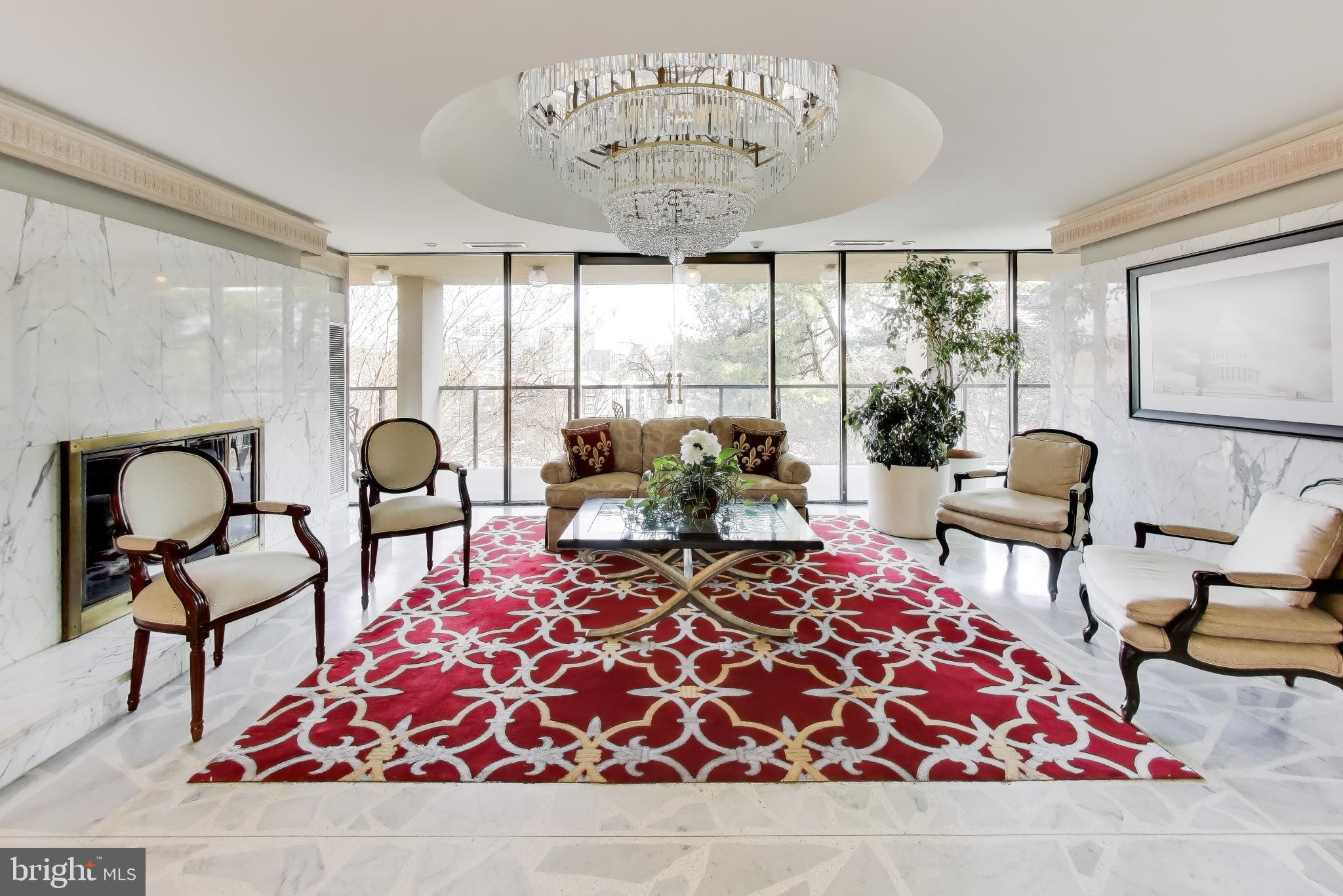 1101 South Arlington Ridge Road, Unit 305 Arlington, VA 22202 - Photo 34 of 51 Beautiful Lobby