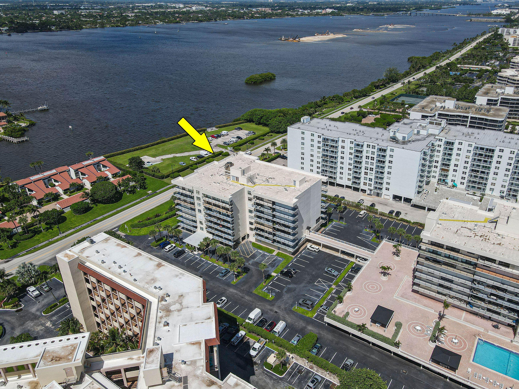 3460 South Ocean Boulevard, Unit 5100 Palm Beach, FL 33480 - Photo 37 of 42 an aerial view of a city