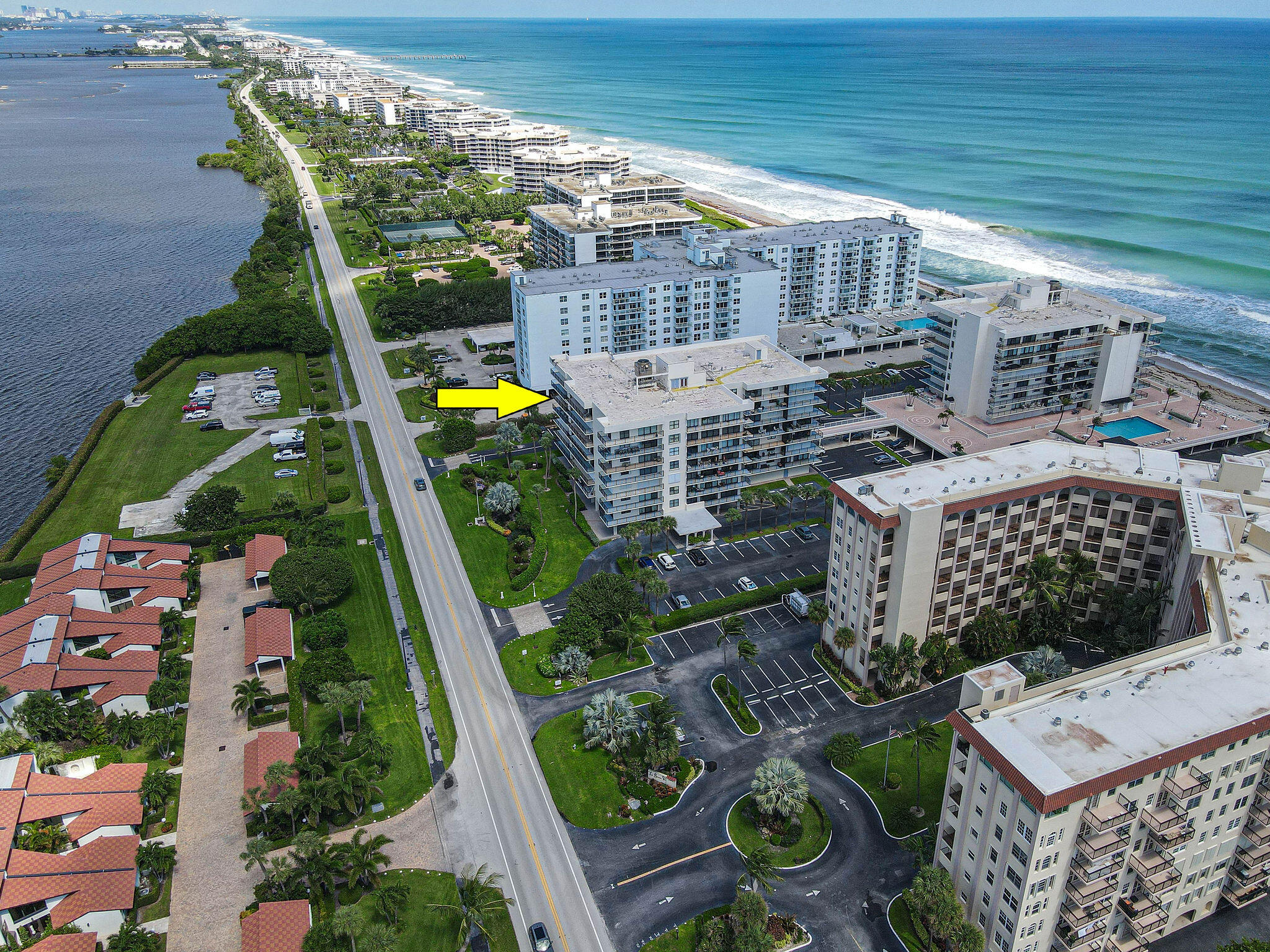 3460 South Ocean Boulevard, Unit 5100 Palm Beach, FL 33480 - Photo 38 of 42 aerial view of a city