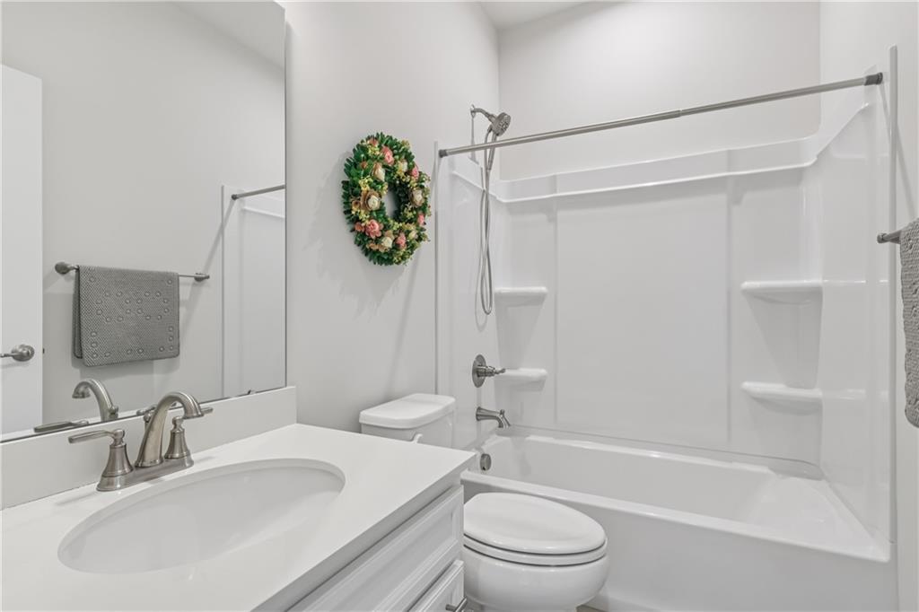 332 Red Bud Lane Washington, PA 15301 - Photo 21 of 47 a bathroom with a sink toilet and shower