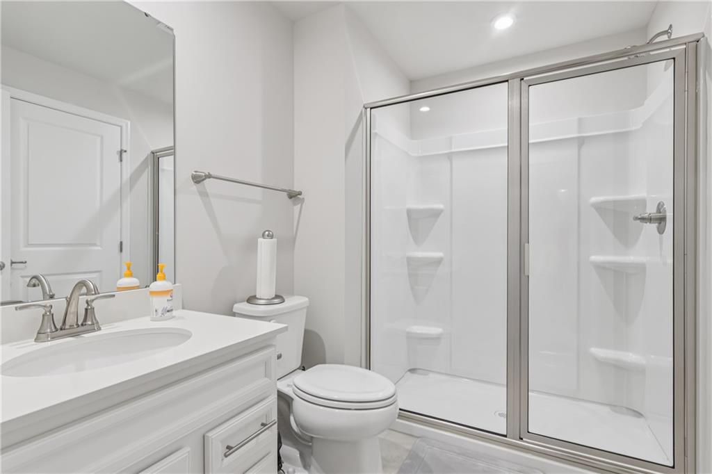 332 Red Bud Lane Washington, PA 15301 - Photo 28 of 47 a bathroom with a sink toilet and shower