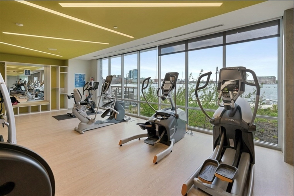 45 Lewis Street, Unit 312 Boston, MA 02128 - Photo 17 of 17 a view of a room with gym equipment