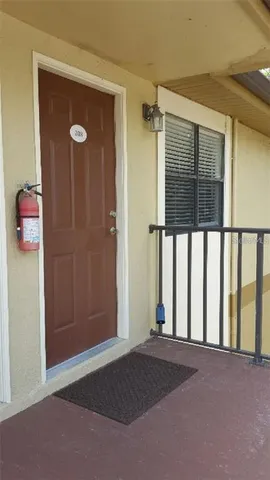 a view of front door