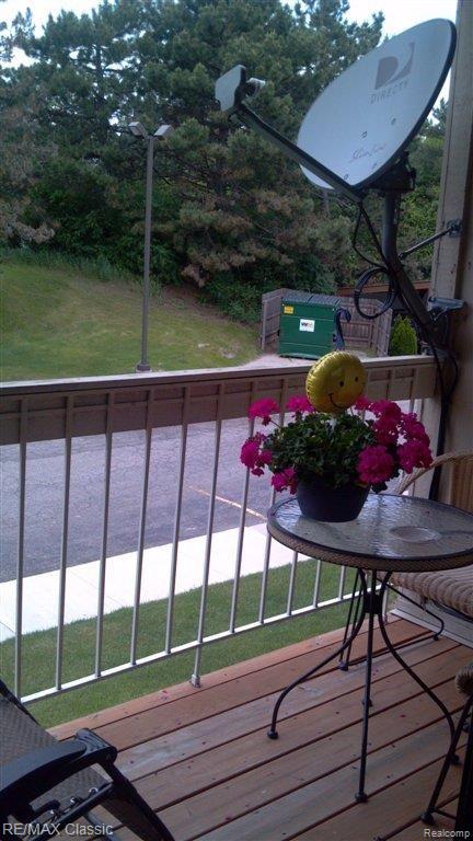 30475 West 14 Mile Road, Unit 85 Farmington, MI 48334 - Photo 8 of 9 Private Balcony with Great Views