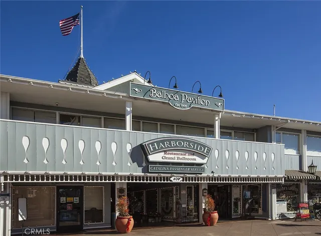 a front view of a building with retail shop