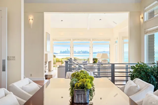 view of a large window with an outdoor view