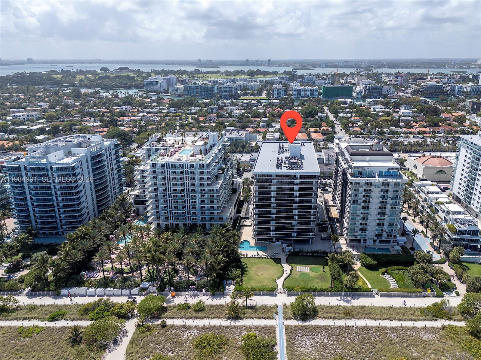 9455 Collins Avenue, Unit 409 Surfside, FL 33154 - Photo 46 of 46 an aerial view of a city