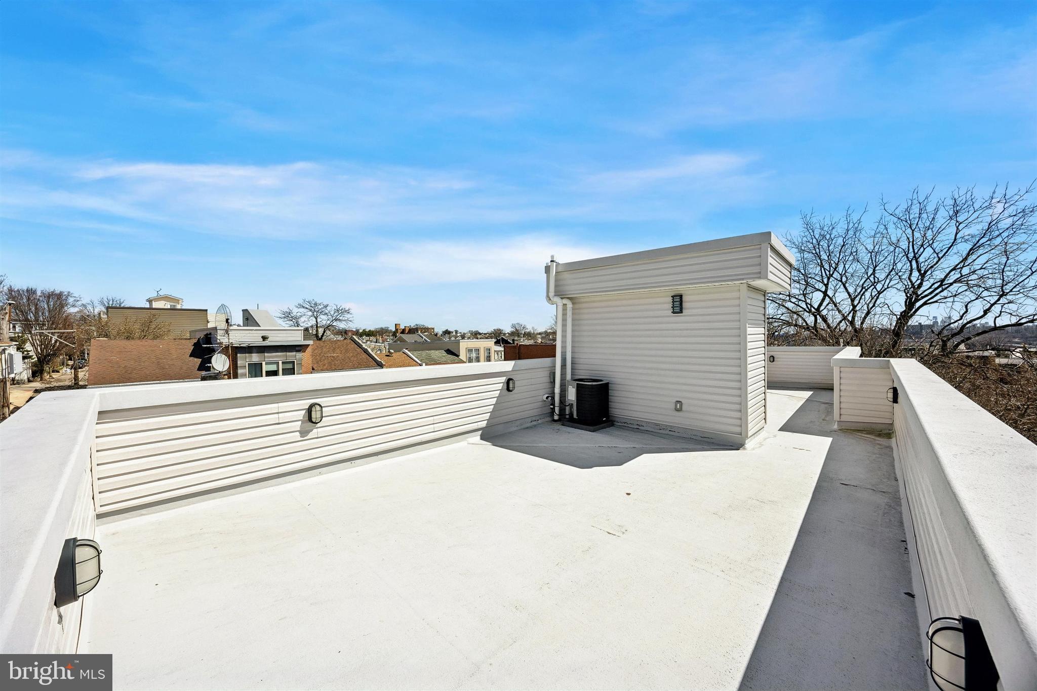217 Grape Street Philadelphia, PA 19128 - Photo 22 of 27 a view of terrace with skyline