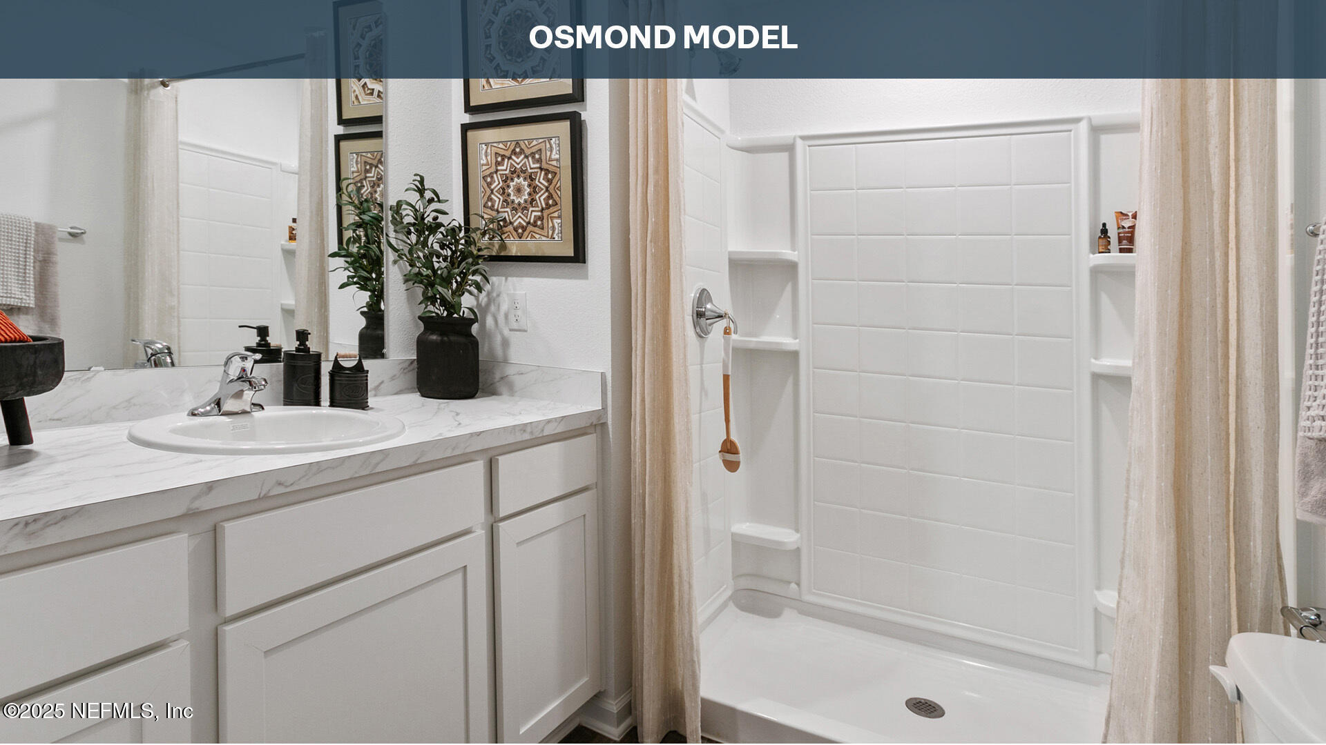 22 Montellano Road St. Augustine, FL 32084 - Photo 21 of 44 a bathroom with a shower and a sink