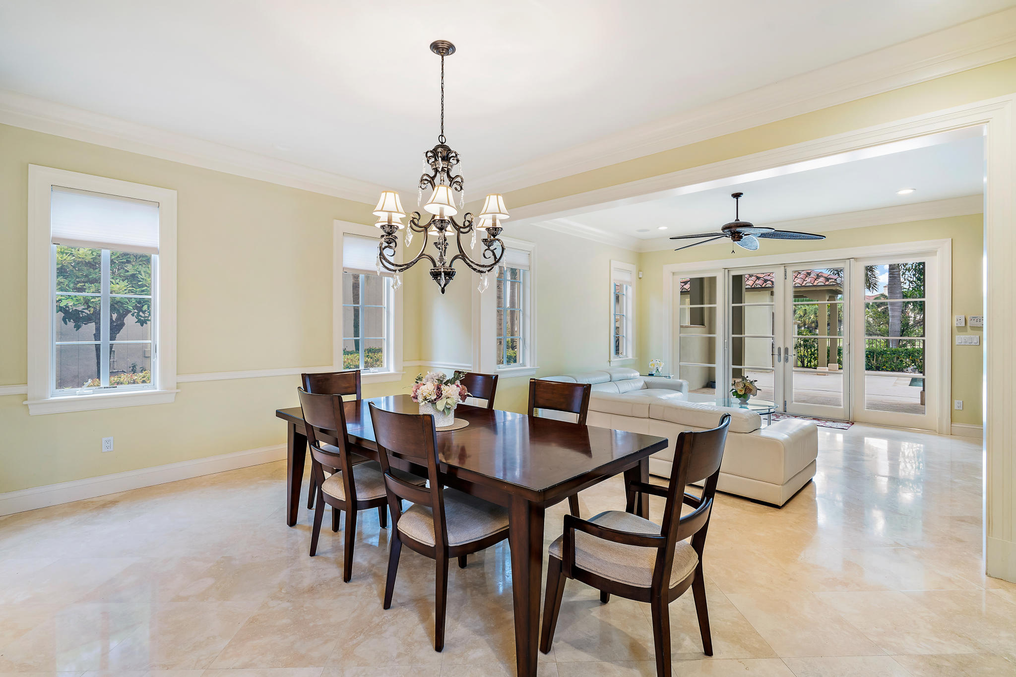 426 Red Hawk Drive Jupiter, FL 33477 - Photo 10 of 40 a view of a dining room with furniture window and outside view