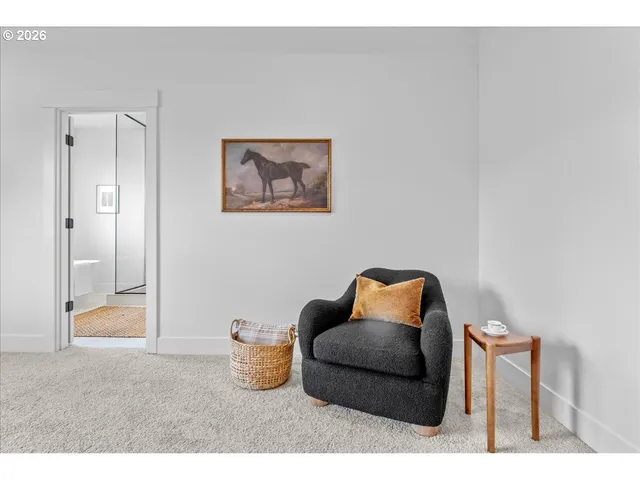 a room with furniture and a window