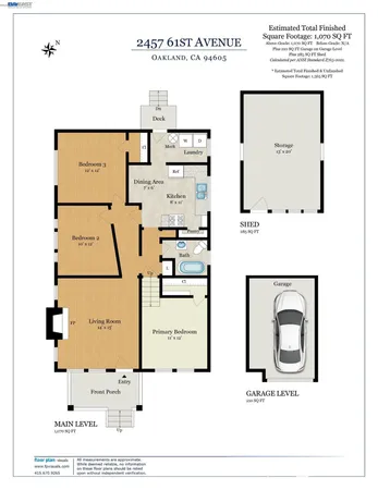 $479,000 | 2457 61st Avenue, Oakland, CA 94605