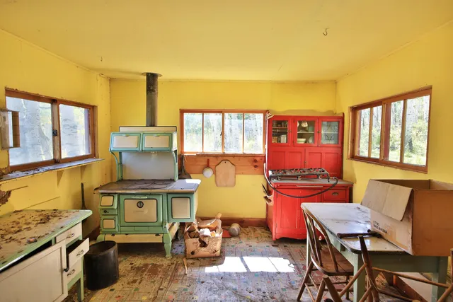 a view of a backyard of a house