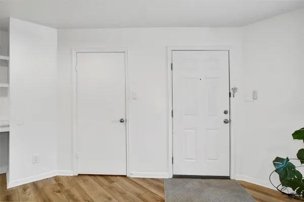 a view of an empty room