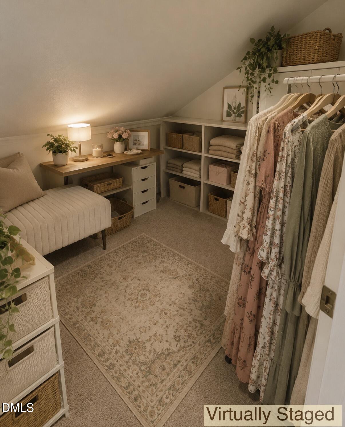 2907 Andover Glen Road Raleigh, NC 27604 - Photo 25 of 39 a view of walk in closet with clothes and shoes