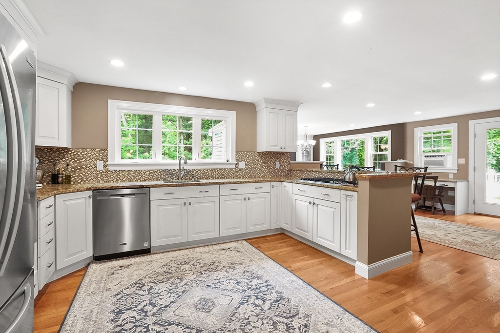 5 Fox Run Road Topsfield, MA 01983 - Photo 4 of 23 a kitchen with a stove a sink and a refrigerator