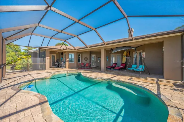 a view of a garage with storage