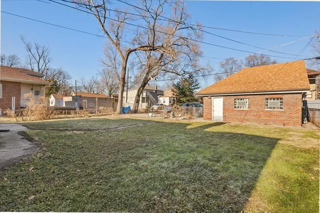 a view of a house with a patio