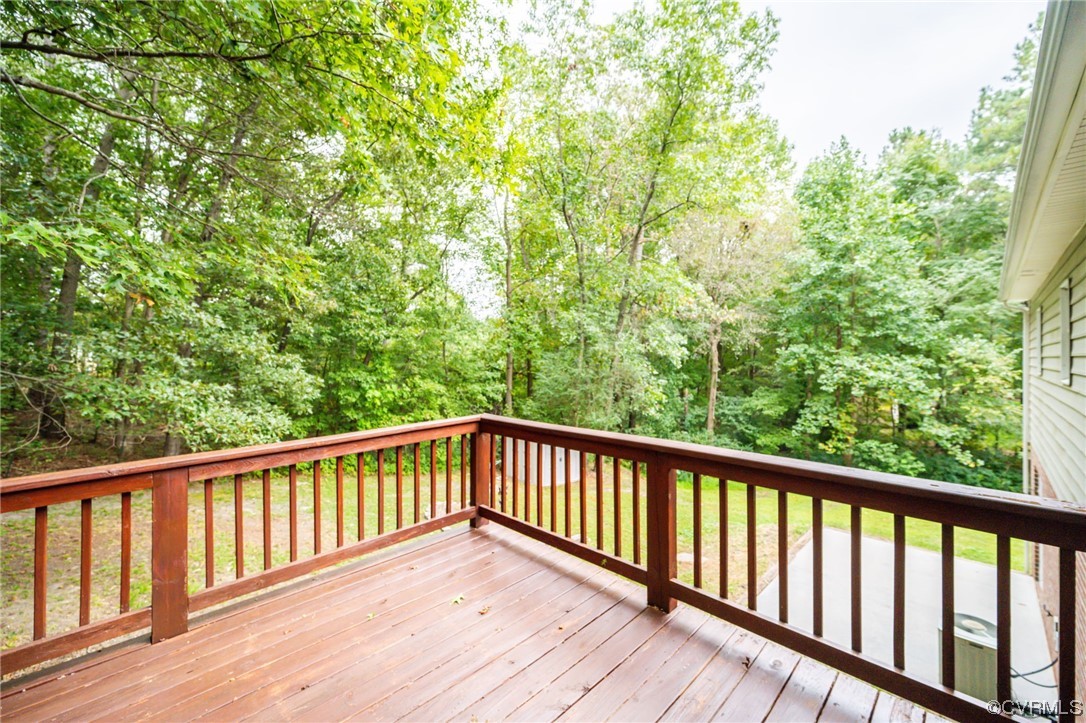 3207 Ludgate Road Chester, VA 23831 - Photo 38 of 44 a view of balcony with wooden floor