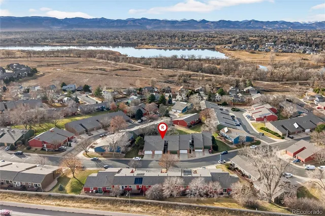 a view of city and mountain