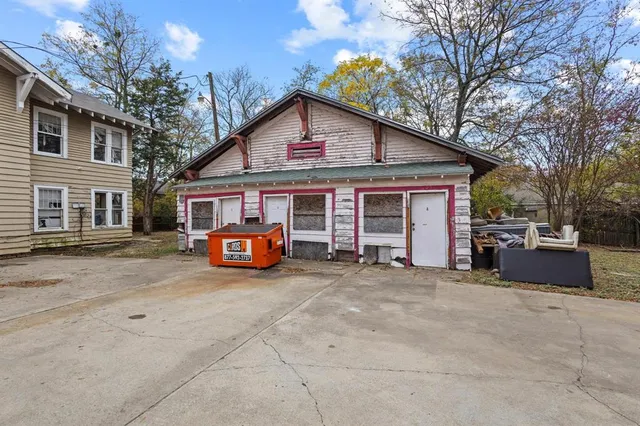 a car parked on the side of a street