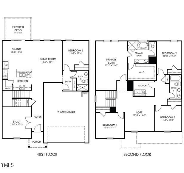 3525 Telluride Trail Raleigh, NC 27616 - Photo 3 of 3 Floorplan