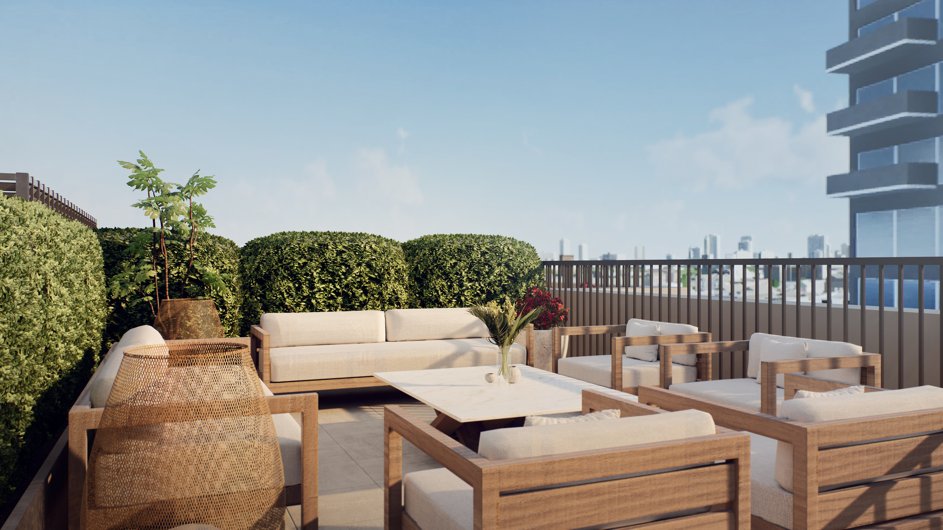 1648 West Division Street, Unit 307 Chicago, IL 60622 - Photo 16 of 20 a view of a patio with couches and potted plants