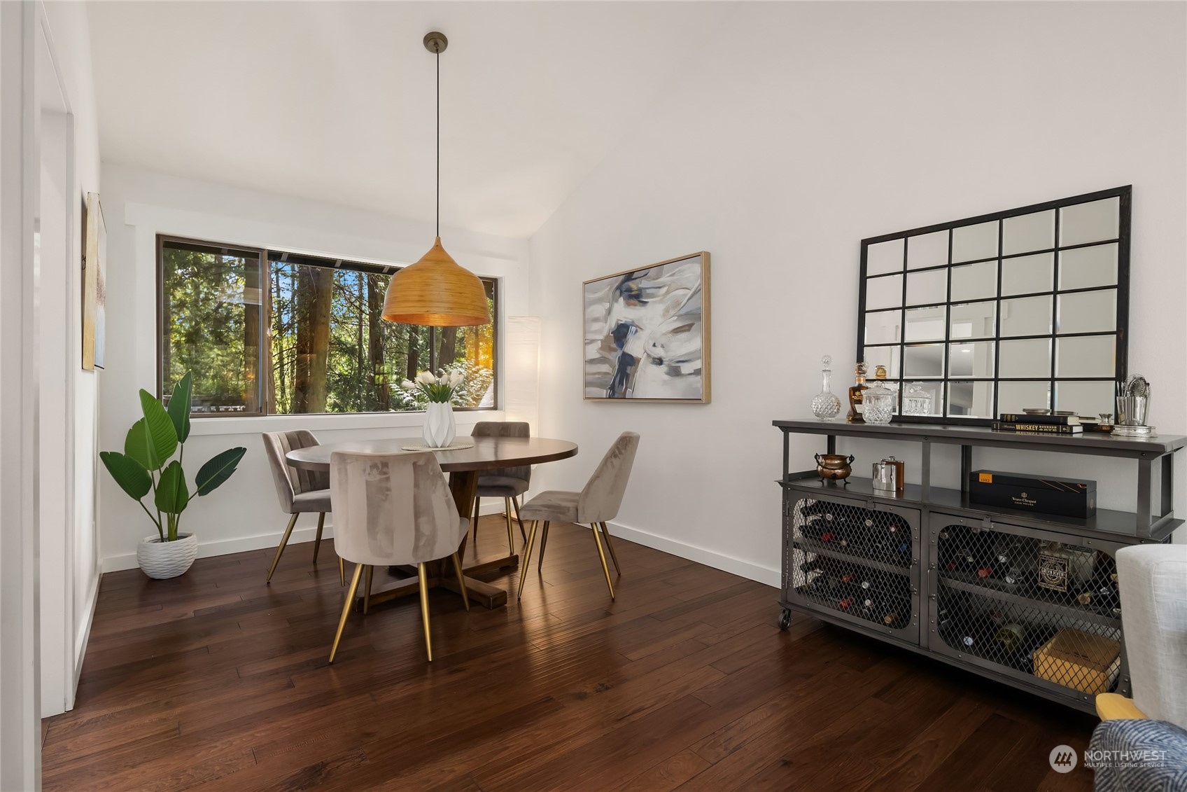 6322 Lariat Loop Bainbridge Island, WA 98110 - Photo 8 of 40 a view of a dining room with furniture window and wooden floor