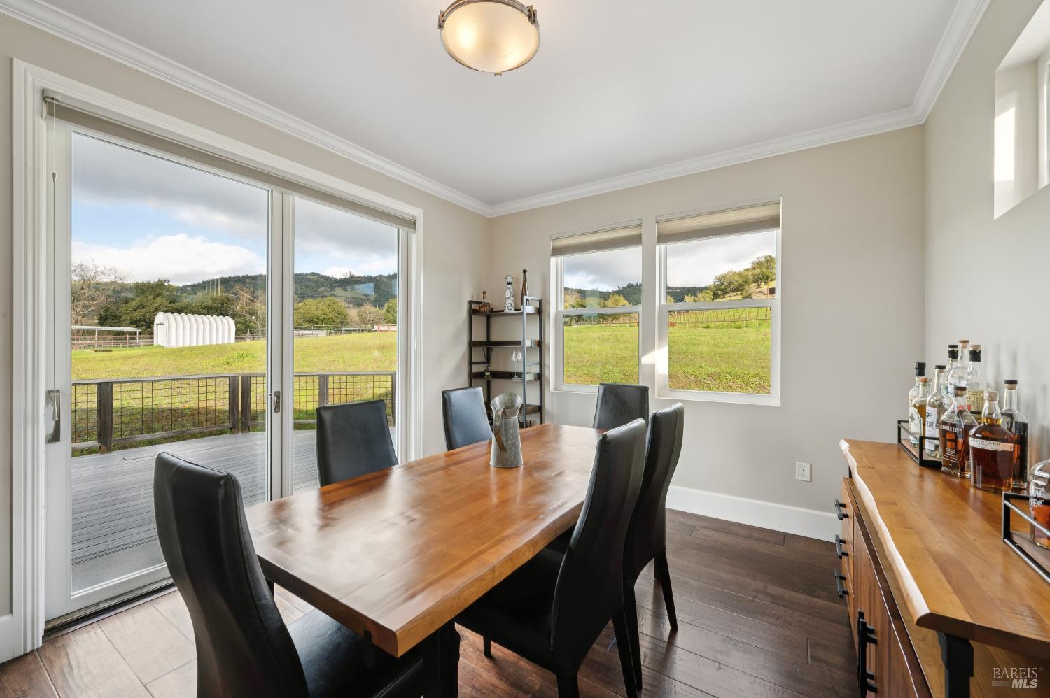 1840-1850 Riebli Road Santa Rosa, CA 95404 - Photo 29 of 71 a view of a dining room with furniture window and outside view