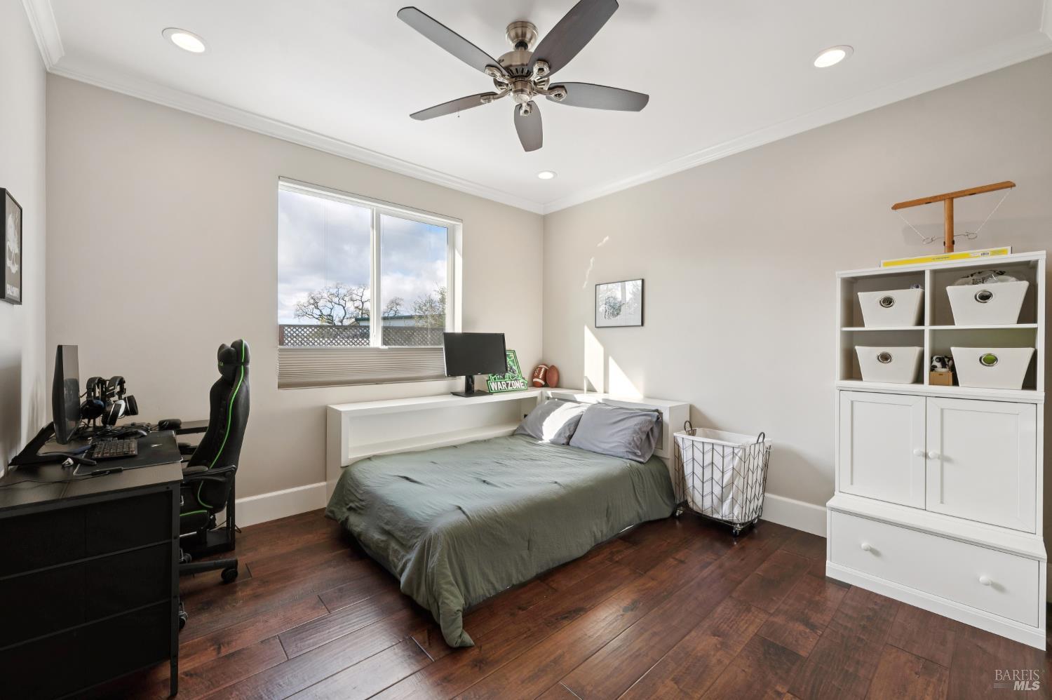 1840-1850 Riebli Road Santa Rosa, CA 95404 - Photo 36 of 71 a bedroom with a bed and a window