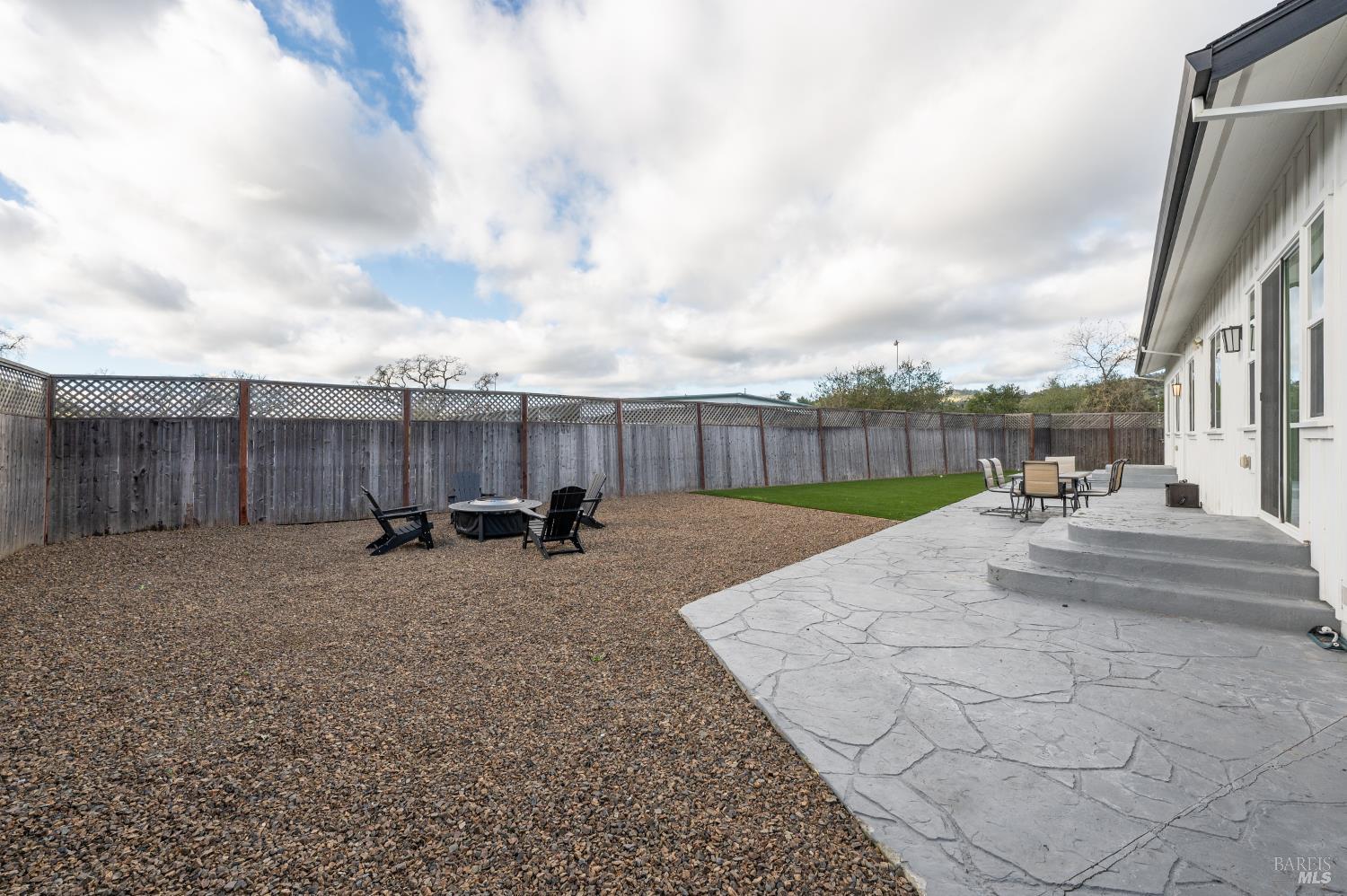1840-1850 Riebli Road Santa Rosa, CA 95404 - Photo 46 of 71 a view of a backyard with sitting area