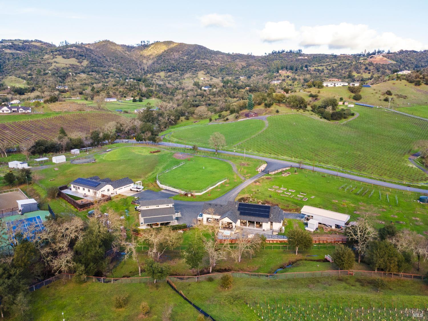 1840-1850 Riebli Road Santa Rosa, CA 95404 - Photo 71 of 71 an aerial view of a houses with a lake