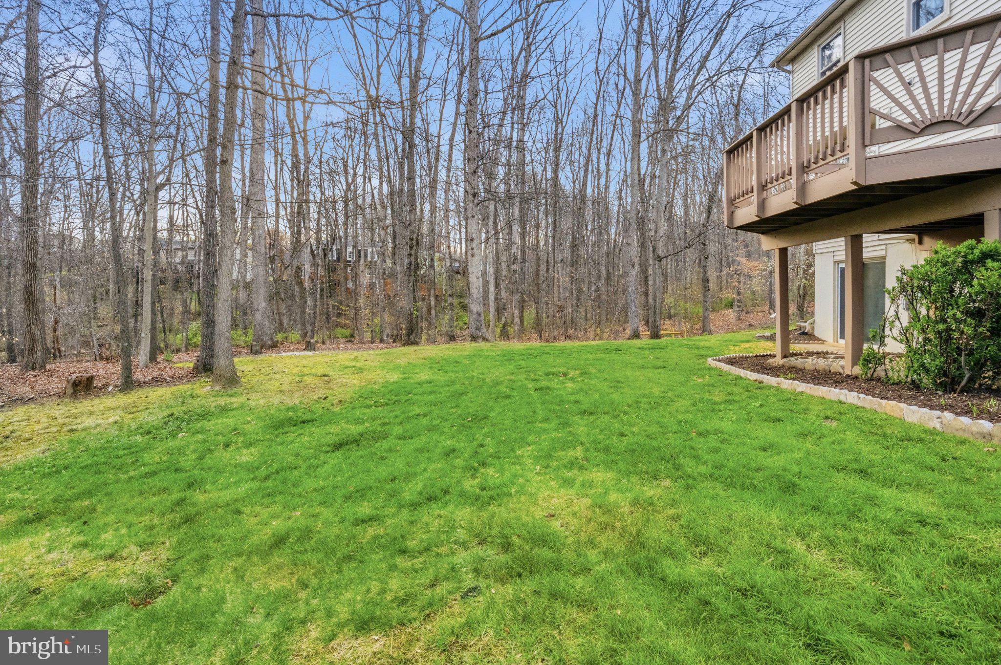 7118 Counter Place Burke, VA 22015 - Photo 51 of 53 Serene backyard with lush greenery.