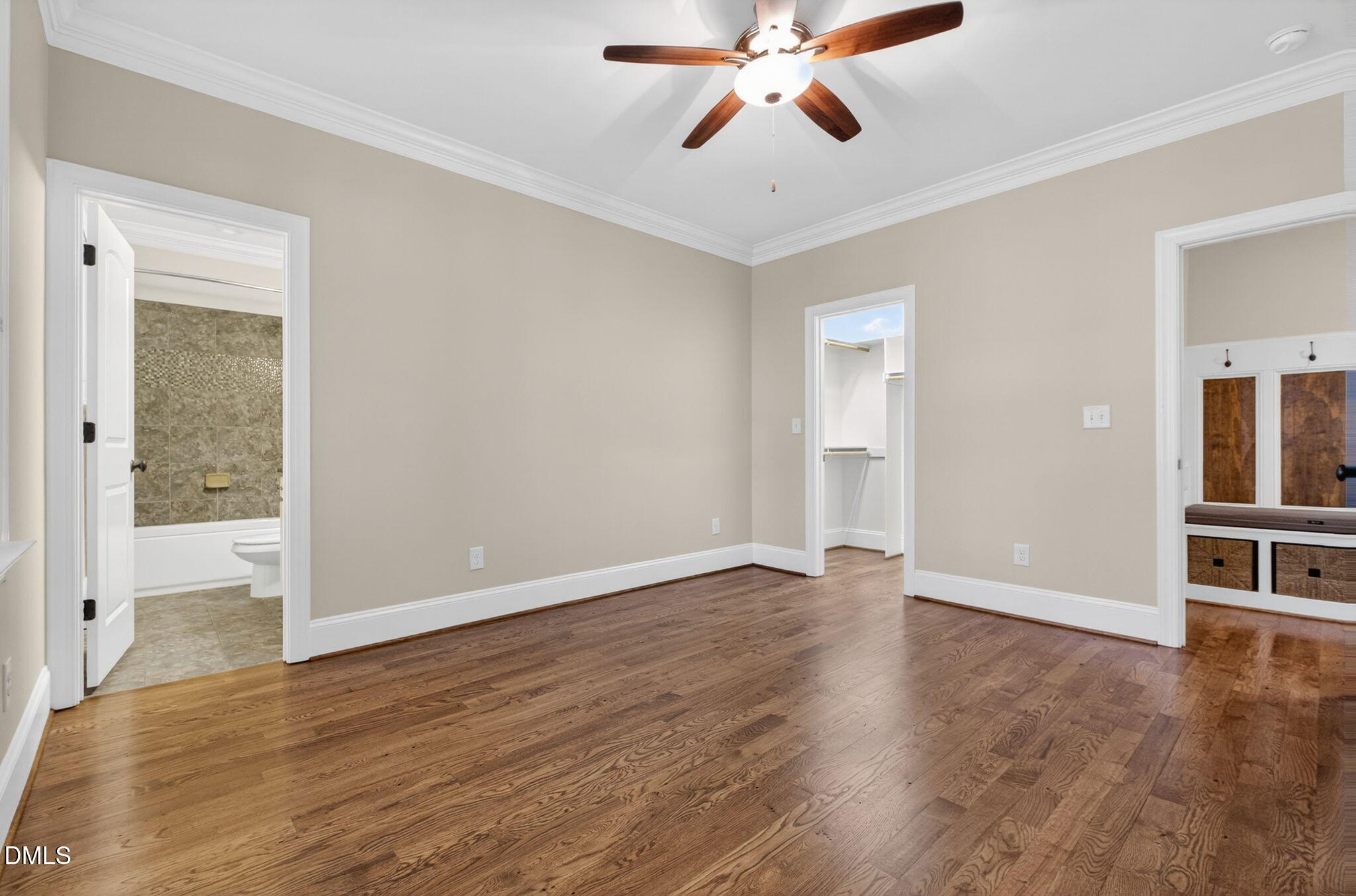 2700 Eastern Star Circle Rolesville, NC 27571 - Photo 38 of 75 a view of an empty room with window and wooden floor