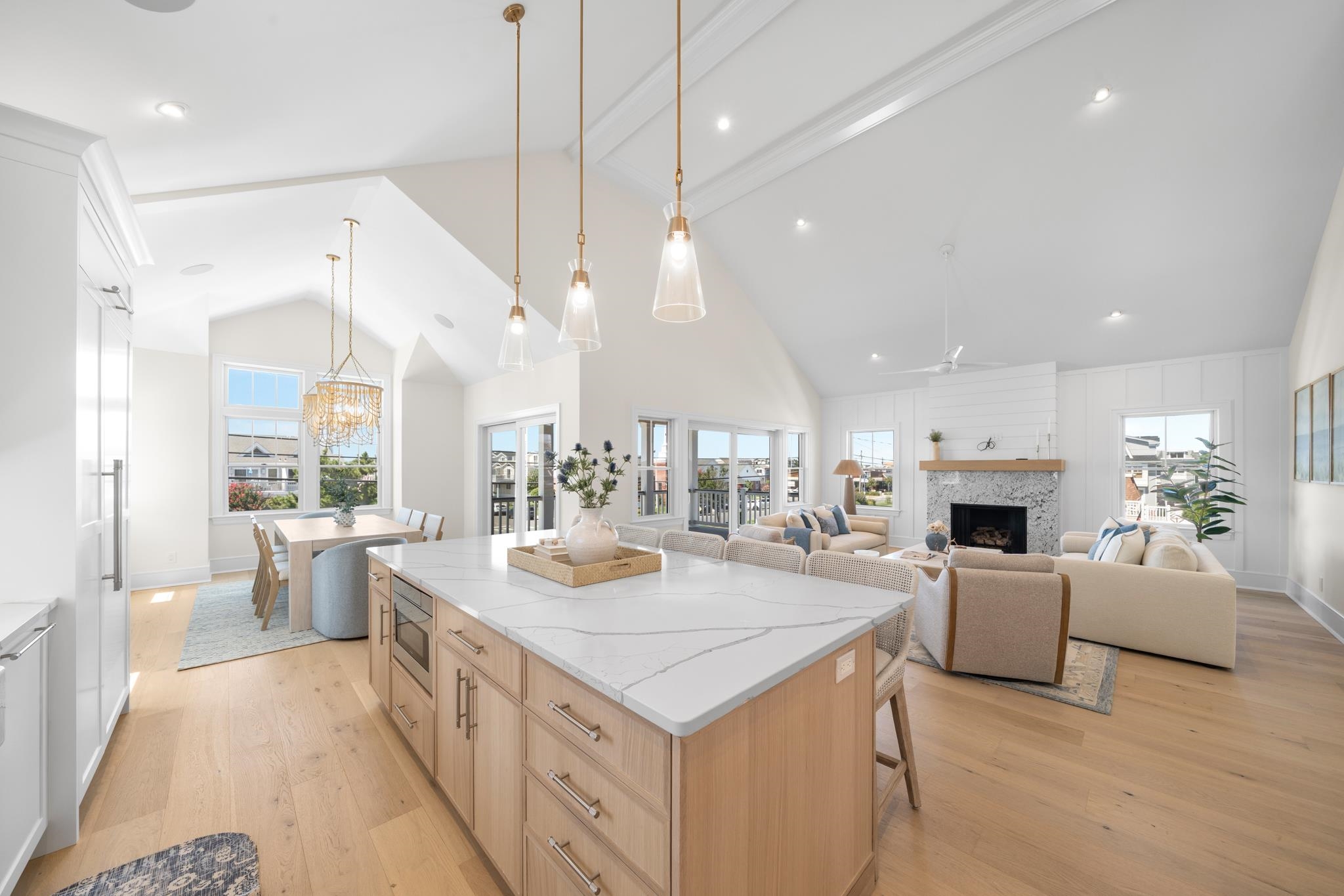 188 34th Street Avalon, NJ 08202 - Photo 15 of 47 a large kitchen with a table and chairs
