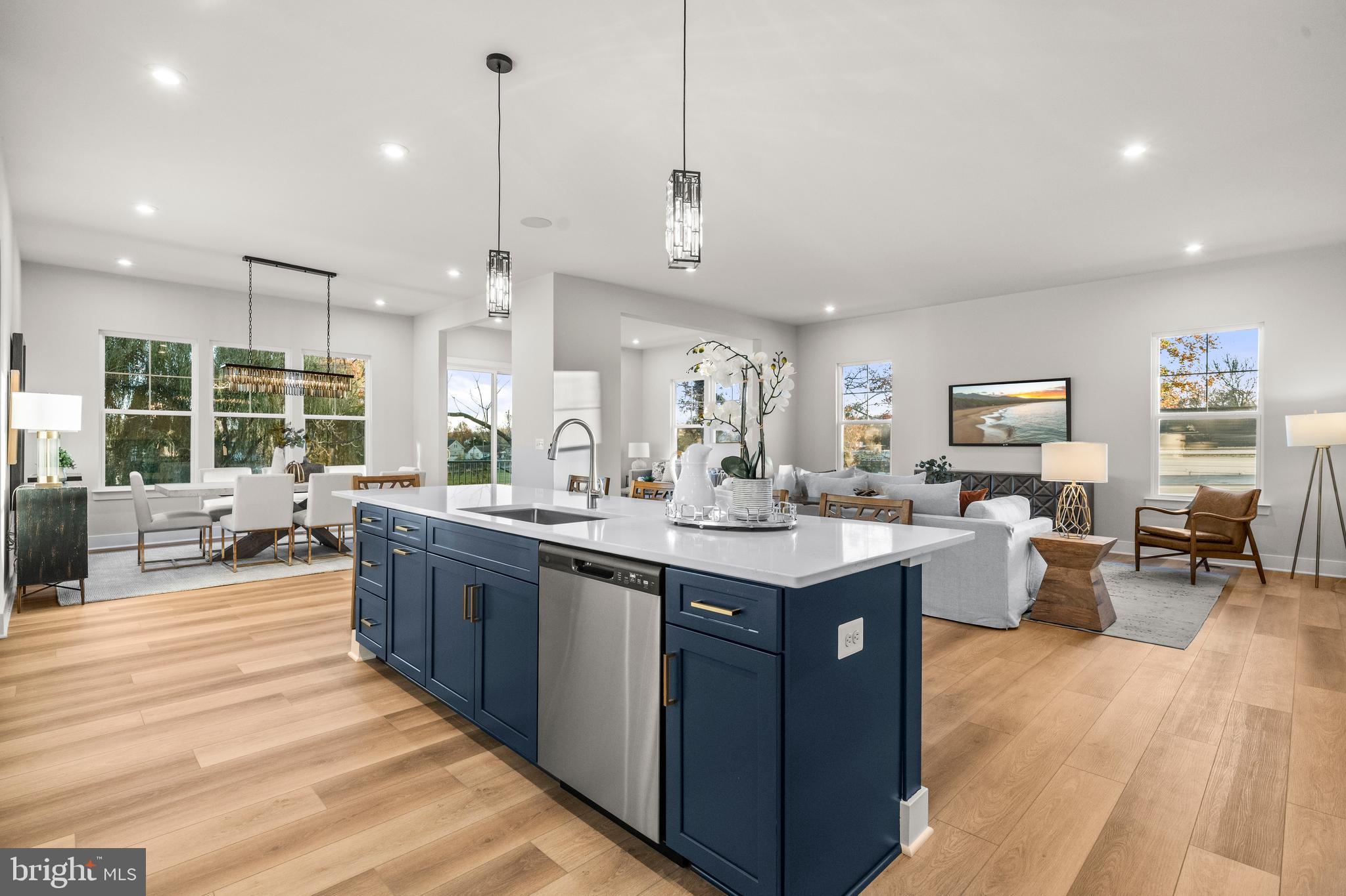 7505 Magarity Road Falls Church, VA 22043 - Photo 15 of 69 a large kitchen with lots of counter space and a sink