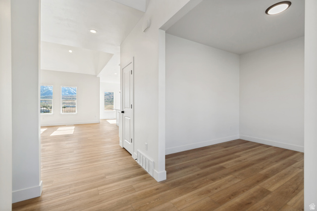 1351 Maple Circle Santaquin, UT 84655 - Photo 6 of 42 Open concept interior featuring wood-finish flooring throughout