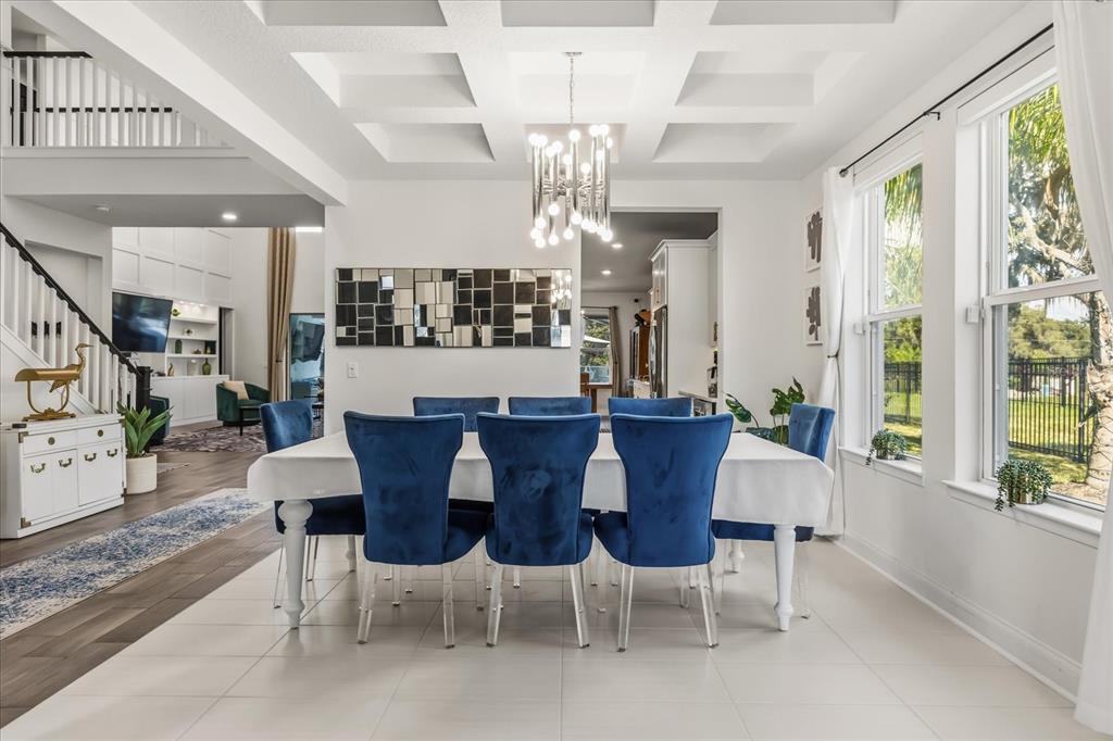 639 Primrose Willow Way Apopka, FL 32712 - Photo 10 of 70 a view of a dining room with furniture window and wooden floor